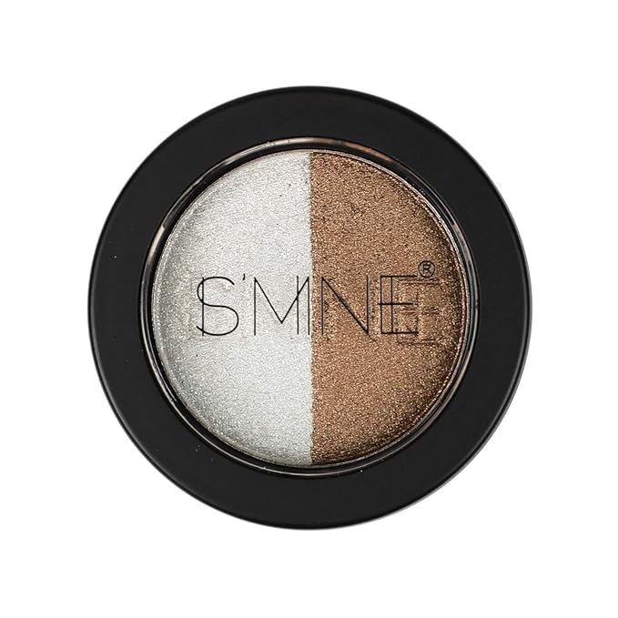 IS'MINE Single Duo Shimmer Brown Eyeshadow, Dual Color, Longwear, White Eye Makeup for Day & Night-Velvo Beauty