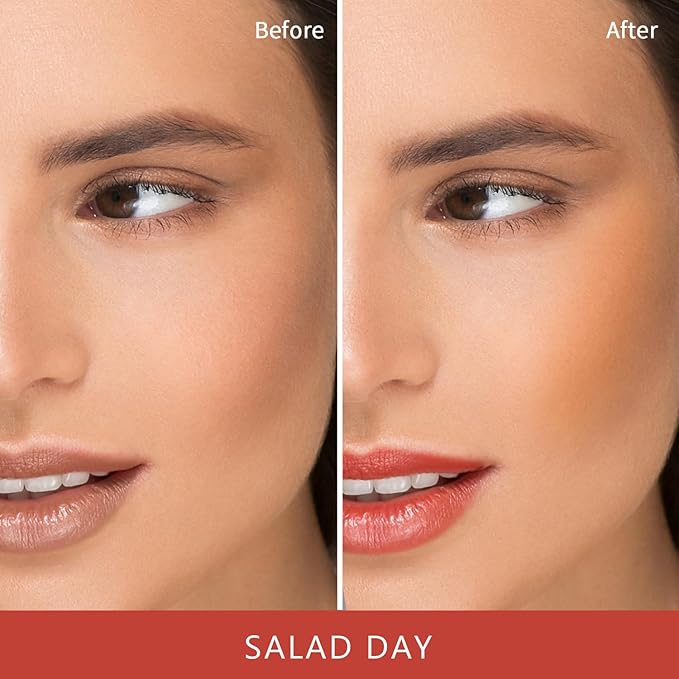 Blush Stick, Cream Blush for Cheeks and Lip Tint, Dewy Finish, Buildable & Blendable Color, Lightweight & Long-Lasting Formula | Coral,0.53fl.Oz-Velvo Beauty