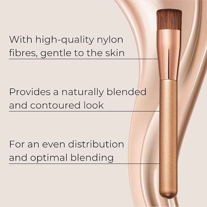 M. Asam FOUNDATION BRUSH (1 piece) - Foundation Brush for Liquid Makeup or any other type of foundation, Makeup Brush, Flawless Face Application-Velvo Beauty