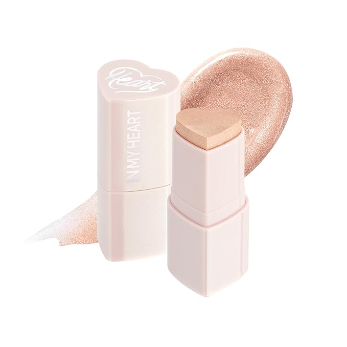 Touch in Sol In My Heart Stick (Moonlight Beam) – Cream Highlighter Stick for Eyes, Lips & Cheeks – Korean Makeup Glow Stick – Long Lasting, Multi-Use Highlight for Natural Radiance, K beauty, 0.12 Oz-Velvo Beauty