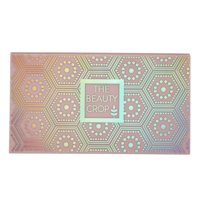 The Beauty Crop - Travel Tea Face Palette - Mediterranean Spring | Highly Pigmented Shades | Richly Toned Palette | Comes in Matte, Creamy, Metallic & Glitter Finish | Long Wearing | Cruelty Free-Velvo Beauty