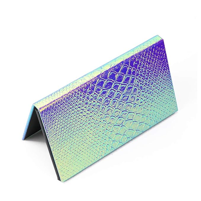 Mermaid Empty Magnetic Palette, Fish scale Empty Magnetic Palette for Highlighters Eyeshadows Lipstick Blush Powder Rectangle Large size (Fish Scales)-Velvo Beauty