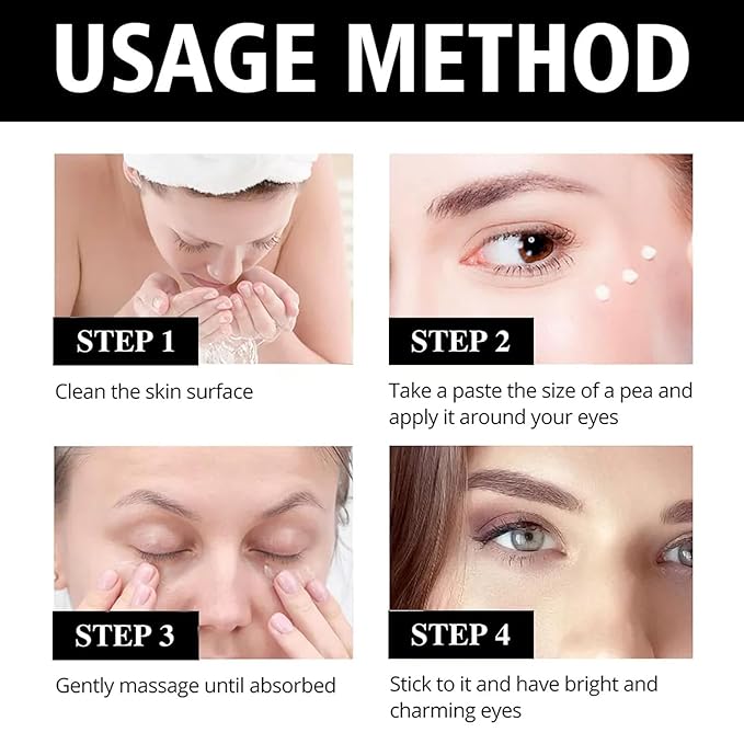 Eye Cream,Eye Tightener Cream, Eye Firming Cream,Under Eye Firming,Temporary Eye Tightener (2 PCS)-Velvo Beauty