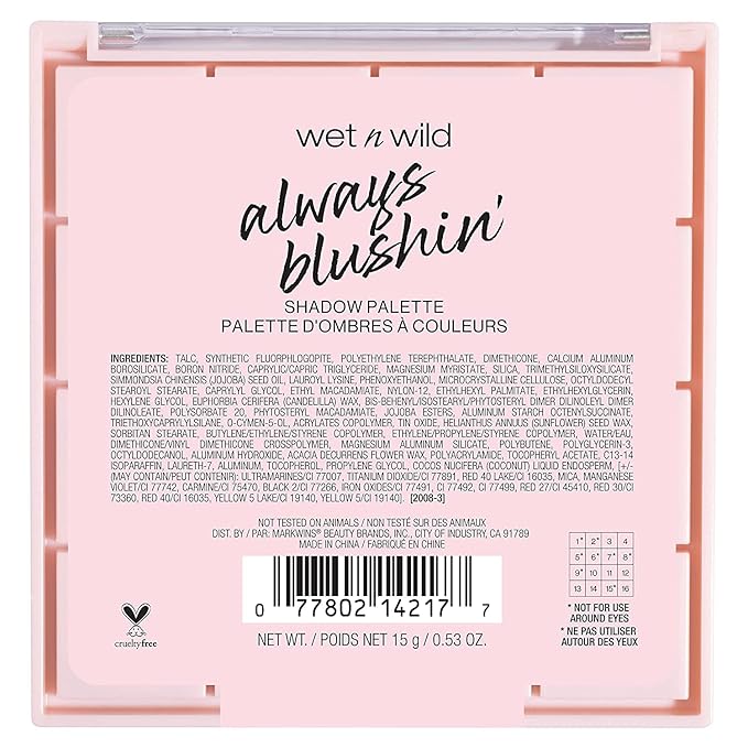 wet n wild Always Blushin' Palette Always Blushin' 1114217-Velvo Beauty