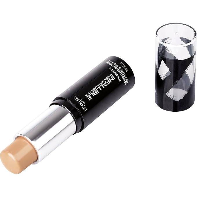 L'Oreal Paris Makeup Infallible Longwear Shaping Stick Foundation, 403 Buff, 1 Tube, 0.32 Ounce-Velvo Beauty