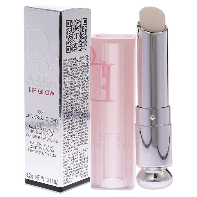Christian Dior Dior Addict Lip Glow - 000 Universal Clear Women Lip Balm 0.11 oz-Velvo Beauty