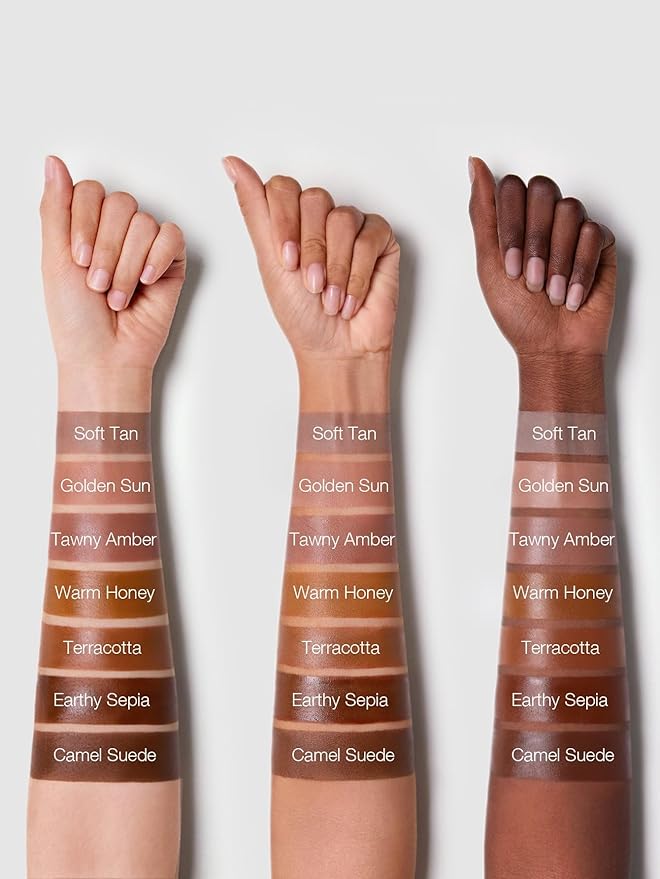 SHEGLAM Sun Sculpt Cool Toned Liquid Contour Stick Long Lasting Cream Bronzer Makeup - Earthy Sepia-Velvo Beauty