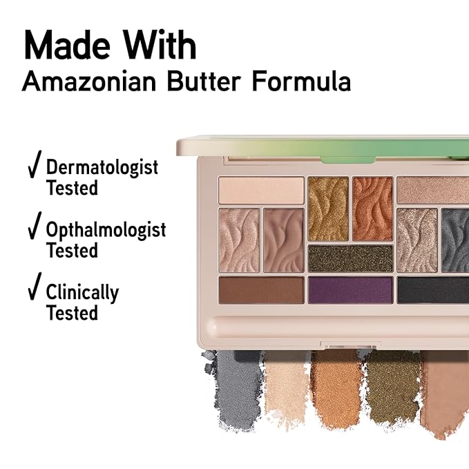 Physicians Formula Murumuru Butter Eyeshadow Palette, Dermatologist Approved, Sultry Nights-Velvo Beauty