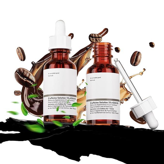 The Caffeine Solution 5% + EGCG,Reduces Appearance of Eye Contour Pigmentation and Puffiness,Under Eye Serum (30ml) Caffeine For Face Moisturizing Serum (1)-Velvo Beauty