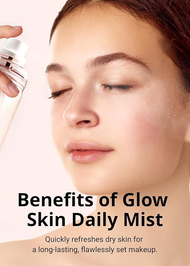 MISSHA Glow Skin Balm To Go Mist, 4-in-1 Hydrating, Refreshing, Makeup-Enhancing, Portable Dewy Glow Spray-Velvo Beauty
