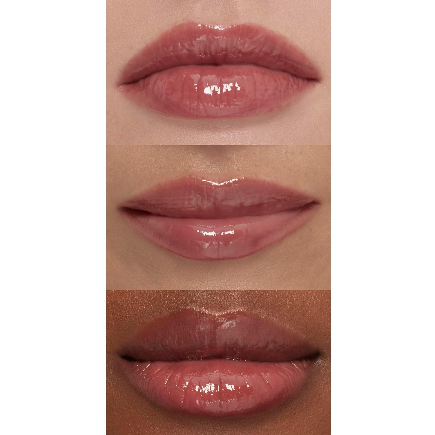 e.l.f. Lip Plumping Gloss, High-Shine Liquid Lip Color, Creates Fuller Lips & A Plumper Pout, Moisturizing Formula, Vegan & Cruelty-Free, Praline-Velvo Beauty