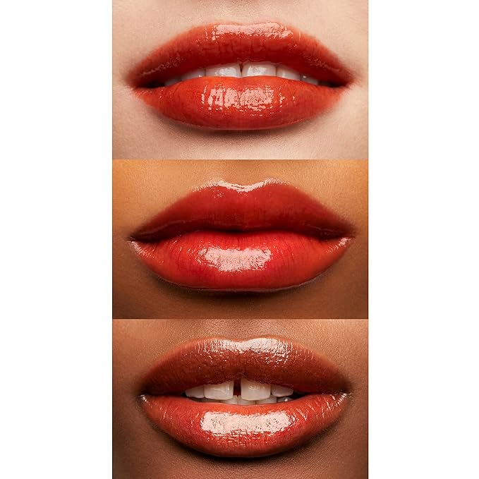 e.l.f. Glossy Lip Stain, Long-Lasting, Lightweight Lip Stain For A Sheer Pop Of Color & Subtle Gloss Finish, Vegan & Cruelty-Free, Coral Cutie-Velvo Beauty