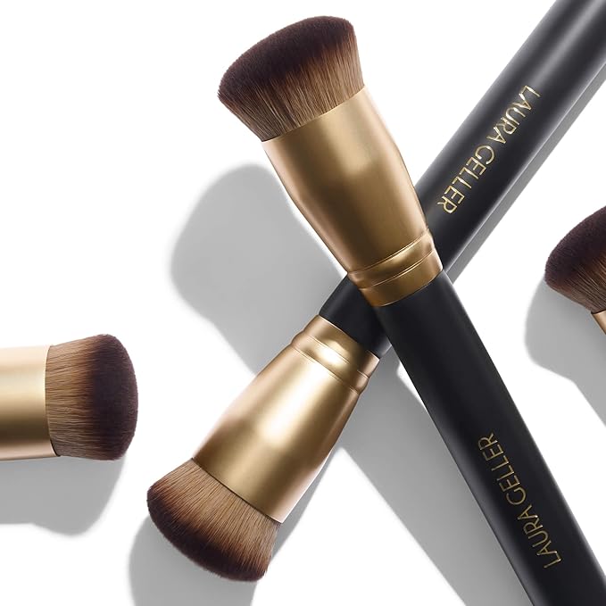LAURA GELLER NEW YORK Full Coverage Foundation Blending Brush for All Face Makeup & Foundation-Velvo Beauty