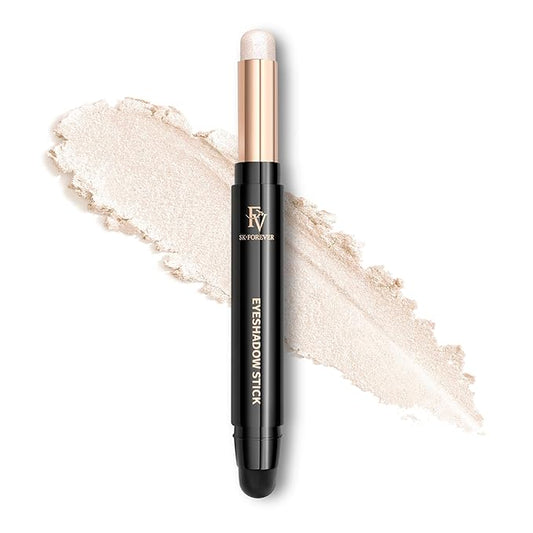 FV Cream Shimmer Eyeshadow Stick,Long Lasting & Waterproof, Multi-Use & High Pigment Eyeshadow Makeup Stick, Pearl Shimmer-Velvo Beauty