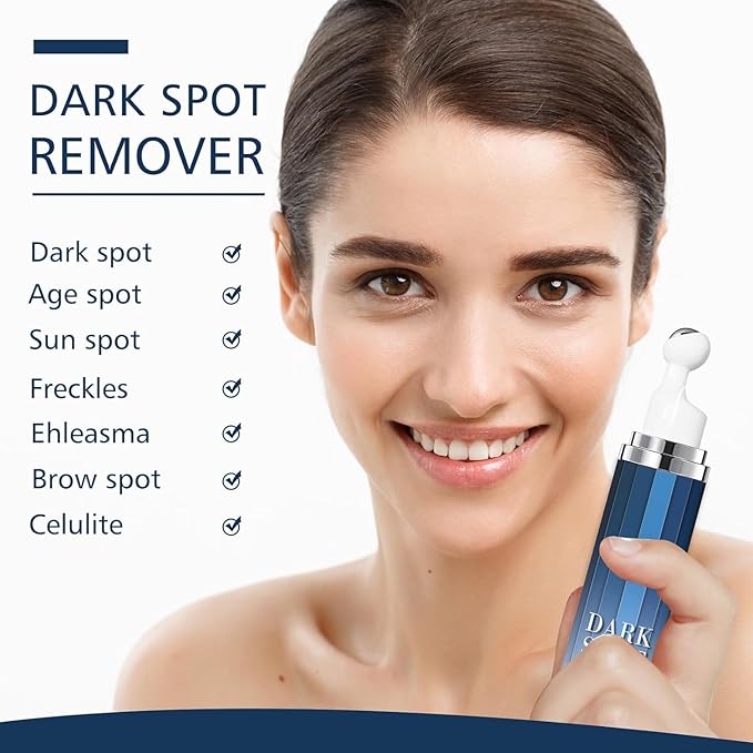 Dark Spot Remover for Face and Body - Dark Spot Advanced Corrector Serum for Melasma, Age Spots, Freckles & Sun Spots, with 360° Roller for All Skin Types-Velvo Beauty