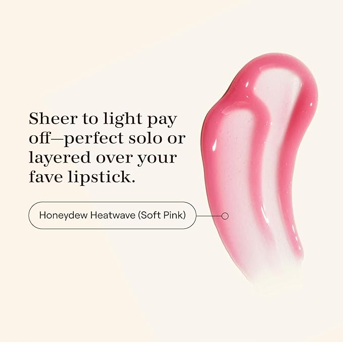 Live Tinted Softgloss Juicy Lip Gloss For Women – Hydrating Non-Sticky Lip Gloss with Hyaluronic Acid, Coconut Oil & Shea Butter – Sheer, Juicy Shine – Honeydew Heatwave .88 Oz-Velvo Beauty