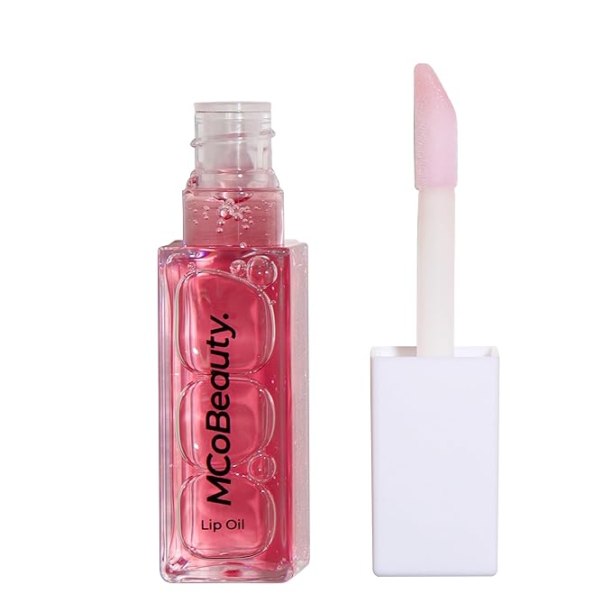 MCoBeauty Lip Oil Hydrating Treatment, Sheer Rose, Moisturizing Shine for Naturally Beautiful Lips, Vegan, Cruelty Free Cosmetics-Velvo Beauty