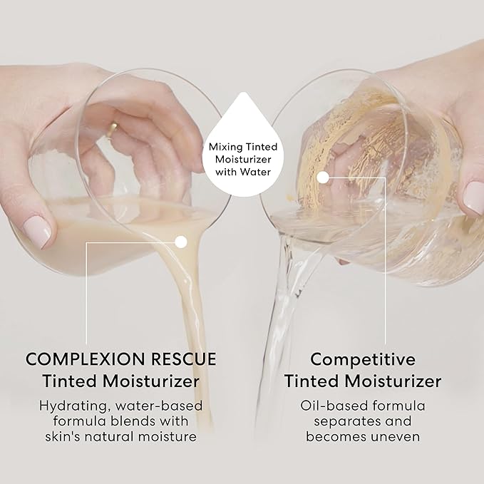 bareMinerals Complexion Rescue Tinted Moisturizer for Face with SPF 30 + Hyaluronic Acid, Hydrating Tinted Mineral Sunscreen for Face, Skin Tint, Vegan, Travel Size-Velvo Beauty