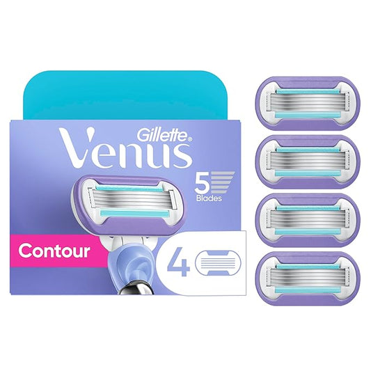 Gillette Venus Extra Smooth Swirl Women's Razor Blade Refills - 4 Count-Velvo Beauty