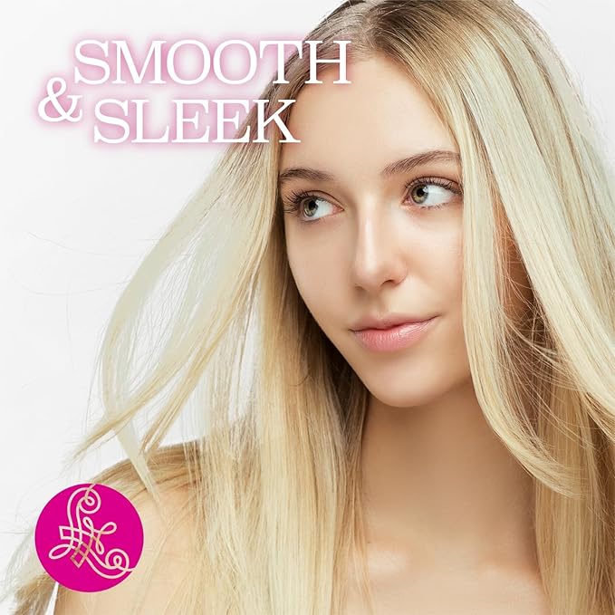 Luseta Glossy Pearl Shampoo and Conditioner Set Smooth & Moisturize, Fight Frizziness and Add Shine,Hydrating for Damaged Hair, Detangle,Nourish Strands,Paraben Free, Sulfate Free,16.9oz-Velvo Beauty