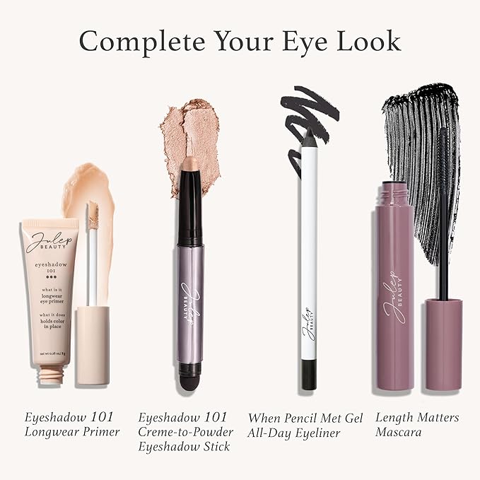 Julep Eyeshadow 101 Cream to Powder Waterproof Eyeshadow Stick, Tiger's Eye Shimmer-Velvo Beauty
