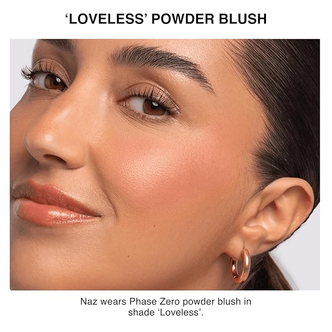 Makeup Powder Blusher - "Loveless" - 4g / 0.141 oz - Full Coverage, Natural Blush - Soft, Buildable Pink, Coral, Peach & Golden Hues - Matte & Shimmering Shades Gives Cheeks a Radiant Glow-Velvo Beauty