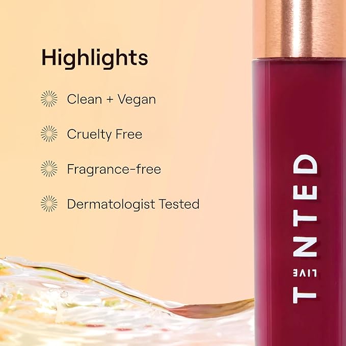 Live Tinted Softgloss Juicy Lip Gloss For Women – Hydrating Non-Sticky Lip Gloss with Hyaluronic Acid, Coconut Oil & Shea Butter – Sheer, Juicy Shine – Raspberry Rose .88 Oz-Velvo Beauty