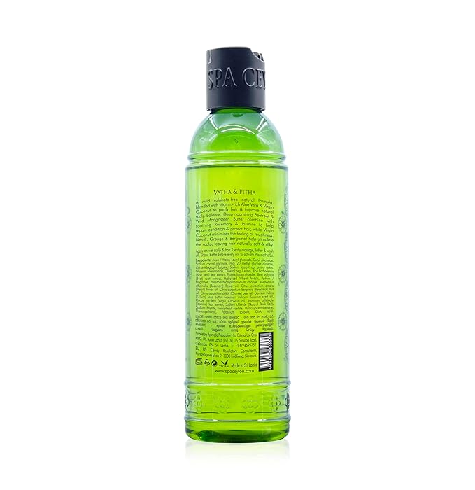 SPA CEYLON Neroli Jasmine Gentle Hair Cleanser| Sulfate-Free| Deep Nourishing | Scalp Balance | Ideal for Damaged and Coloured Hair-Velvo Beauty