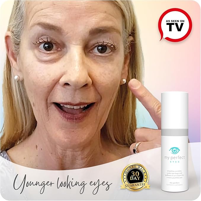 My Perfect Eyes 20ml, 200 Applications, Penny Lane, Instant Results, Clinically Proven, Anti-Ageing Serum UK Original Formula, Science-Backed Anti-Wrinkle Serum. As Seen on TV.-Velvo Beauty
