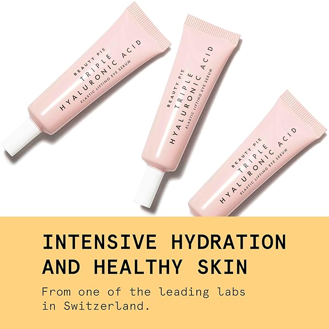Beauty Pie Triple Hyaluronic Acid Elastic Lifting Eye Serum 15ml – Firming & Brightening Treatment for Dark Circles, Puffiness & Fine Lines – Lightweight, Fragrance-Free Eye Serum-Velvo Beauty