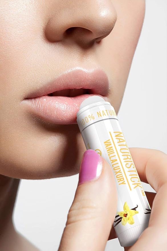 8-Pack Lip Balm Gift Set by Naturistick. Assorted Scents. 100% Natural Ingredients. Best Beeswax Chapsticks for Dry, Chapped Lips. Made in USA for Men, Women and Children-Velvo Beauty