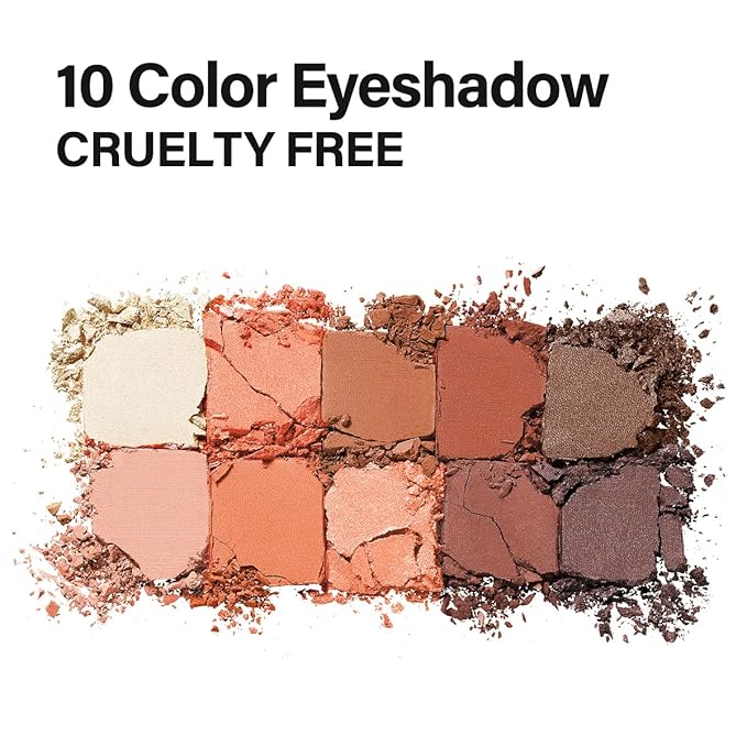 10 Color Eyeshadow Palette, Matte, Shimmer, Glitter Pigment Eye Shadow Makeup Pallete, Neutral Nudes Sunny Orange Eye Makeup Palette with Brush & Mirror, 01.Sunset-Velvo Beauty