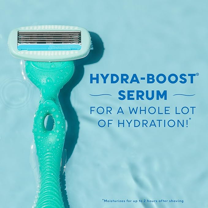 Schick Hydro Silk Ultra Sensitive Razor for Women | Womens Razor for Sensitive Skin, 5 Blade Razors for Women, Womens Razors for Shaving, Includes 1 Handle & 5 Refills-Velvo Beauty
