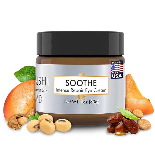 Soothe Intense Repair Eye Cream - Treatment for Dark Circles, Puffiness, and Wrinkles, Hyaluronic Acid, Caffeine, Eye Cream for Puffy Eyes, 0.5 oz/15g-Velvo Beauty