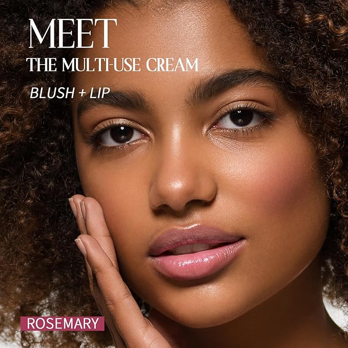 Blush Stick, Cream Blush for Cheeks and Lip Tint, Dewy Finish, Buildable & Blendable Color, Lightweight & Long-Lasting Formula | Mauve, 0.53fl.Oz-Velvo Beauty
