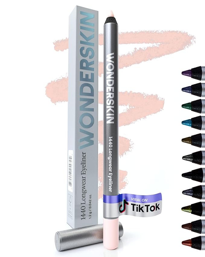 Wonderskin Eyeliner Pencil, 1440 Longwear Pink Eyeliner Pencil - Waterproof, Sharpenable & Smudge Proof-Velvo Beauty