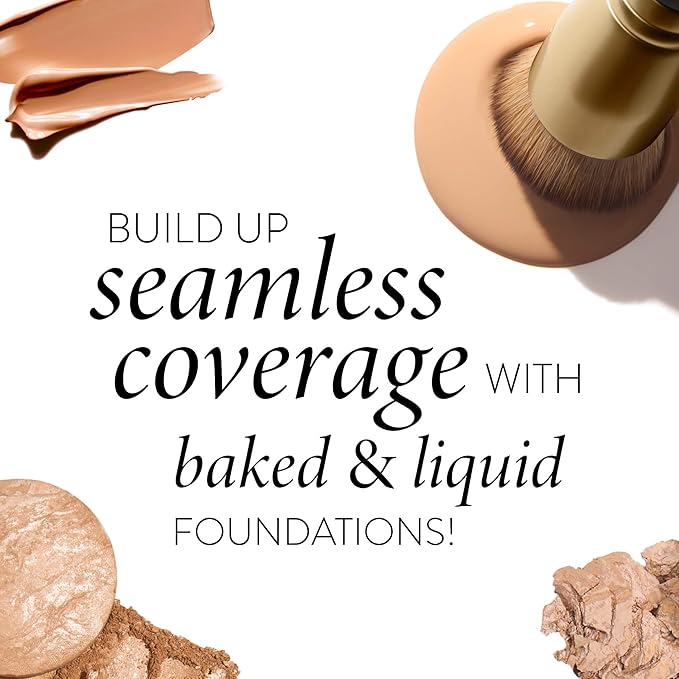 LAURA GELLER NEW YORK Full Coverage Foundation Blending Brush for All Face Makeup & Foundation-Velvo Beauty