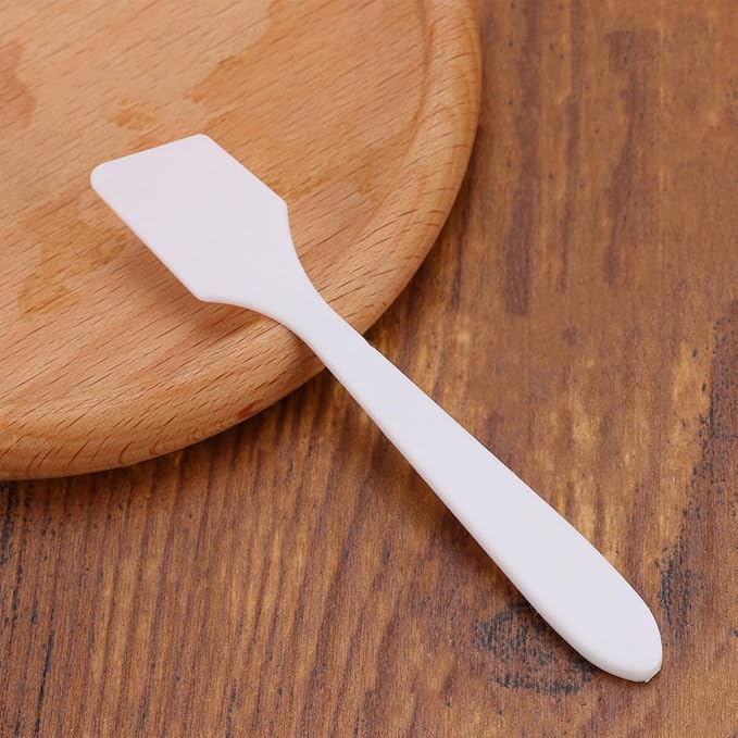 100pcs Face Cream Scoop Makeup Scoop Makeup Spoon Cosmetic Scoop Cosmetic Spatula Face Mask Scoop Face Cream Spatula-Velvo Beauty