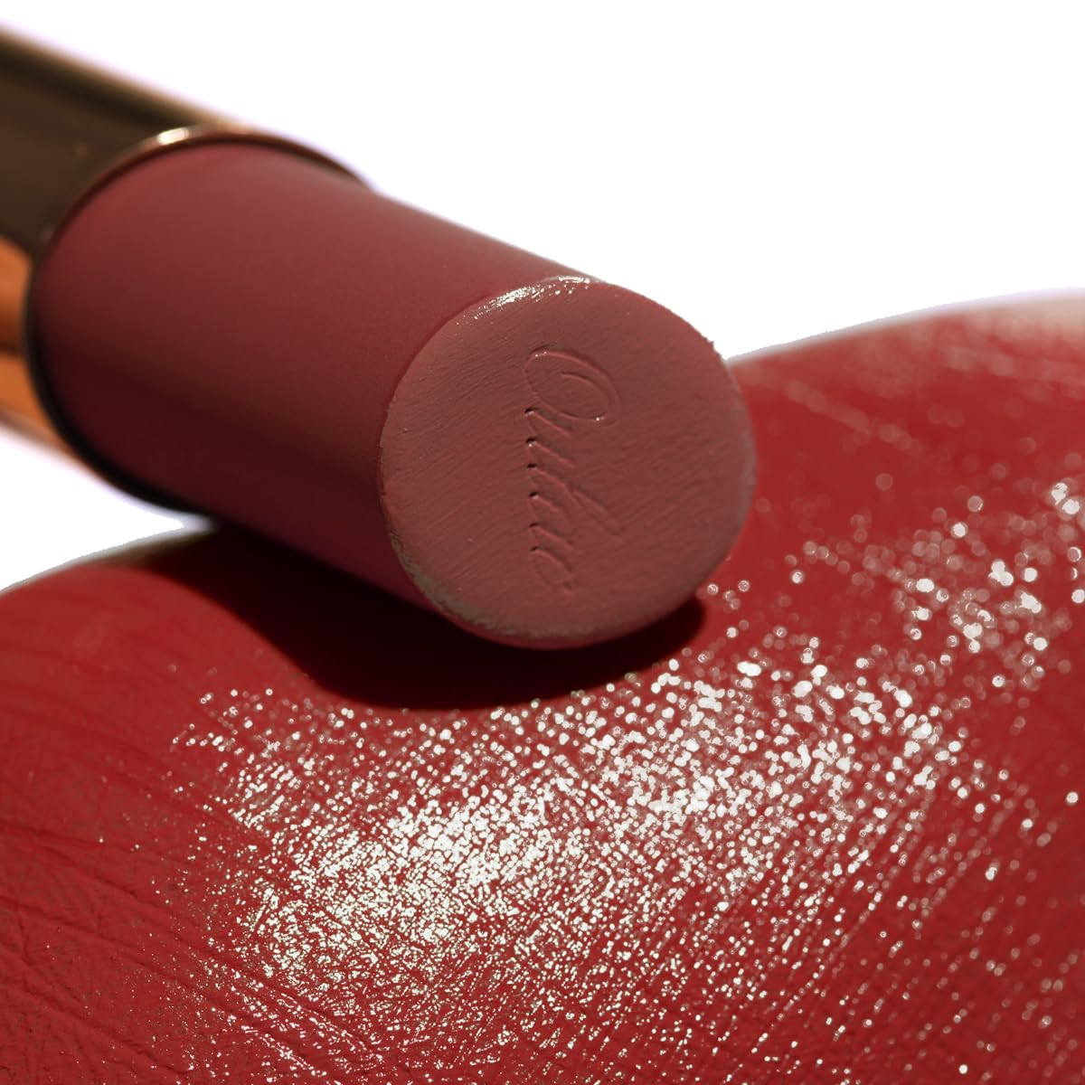 Oulac Color Rich Satin Lipstick - Red Brown Full Coverage Lip Color, Creamy Silky-Smooth, Moisturizing, Satin Matte Finish, Infused With Shea Butter, Vegan & Clean Beauty, 4g, SG14 Blair-Velvo Beauty
