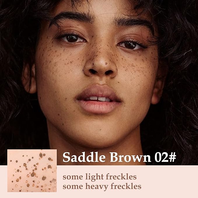 Boobeen Freckle Stamp Face Freckles Air Cushion Liquid Freckle Makeup Stamp Waterproof Fake Freckle Pen Long Lasting Quick Dry Small Spot Freckle Makeup, Create Natural Freckles Makeup-Velvo Beauty