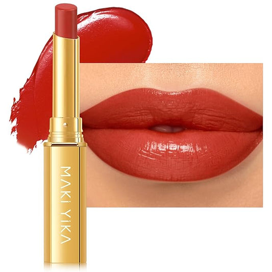 MAKI YIKA Red Lipstick for Women Moisture Hydrate Lipsticks Lip Gloss Lipsticks Sheer Finish Lightweight Tinted Lip Balm (Z11 Forever)-Velvo Beauty