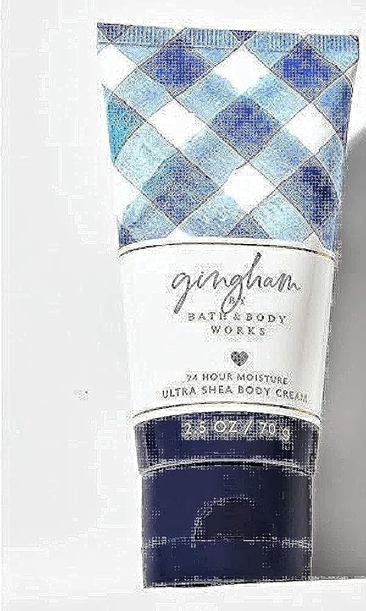 Bath & Body Work GINGHAM Ultra Shea Body Cream, 2.5 oz / 70 g-Velvo Beauty