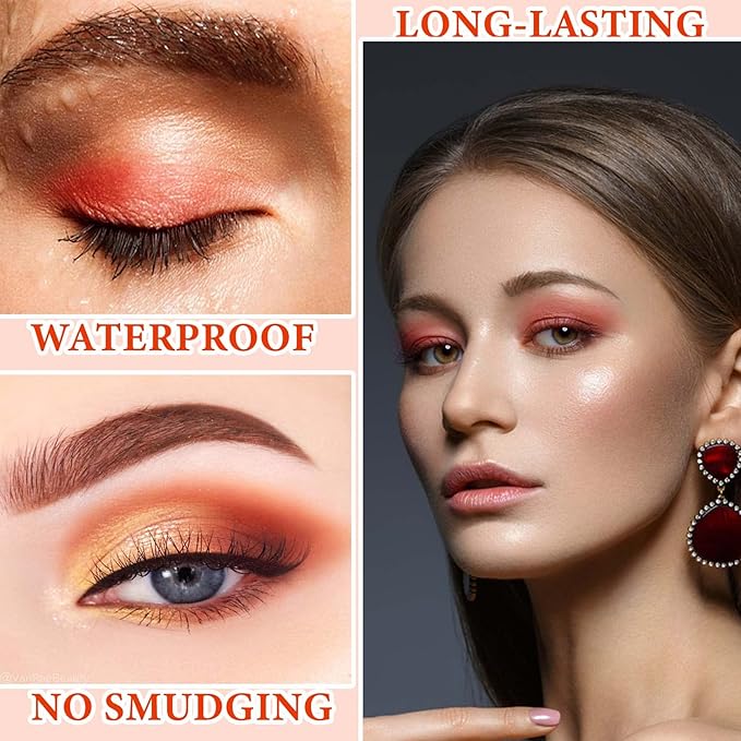 12 Color Naked Eyeshadow Palette,Matte Earth Color Eyeshadow,Natural Nude Eyeshadow Palette,Professional Waterproof and Smudge Proof Eye Shadow Palette Kit,Eye Makeup Set for Women(A)-Velvo Beauty