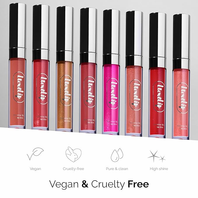 LuxeLip™ Matte Lipstick, Hydrating Non-Sticky Lip Gloss for Luminous Shine & Moisturized Lips, Lightweight, Long-Lasting Glossy Finish, Cruelty-Free Lip Makeup for Women (Punchy Pink, 8ml)-Velvo Beauty