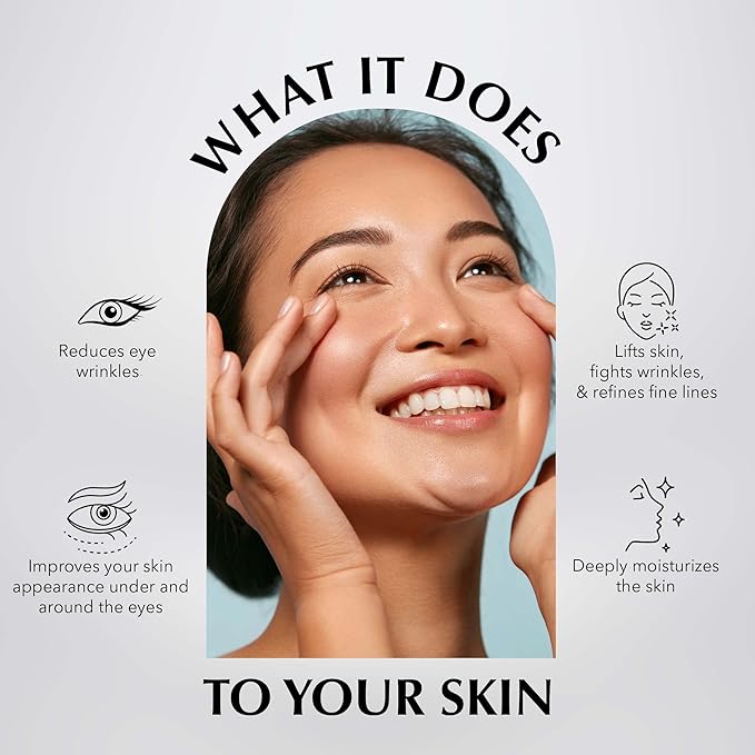 Eye Serum, Multi-Vitamin Skin Care Serum with Vitamins A, B, C and E, Rejuvenating Dark Spot Remover for Face and Under Eyes, Improves Age Spots, Fine Lines and Wrinkles, 30 ml-Velvo Beauty