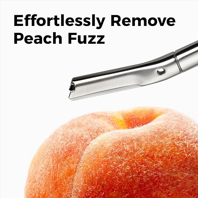 ZOMCHI Dermaplaning Tool, Dermaplaning Razor for Women & Men, Reusable Eyebrow Razor with 11 Refill Blades, Facial Razor Removes Peach Fuzz, Exfoliates Skin (Matte Silver)-Velvo Beauty