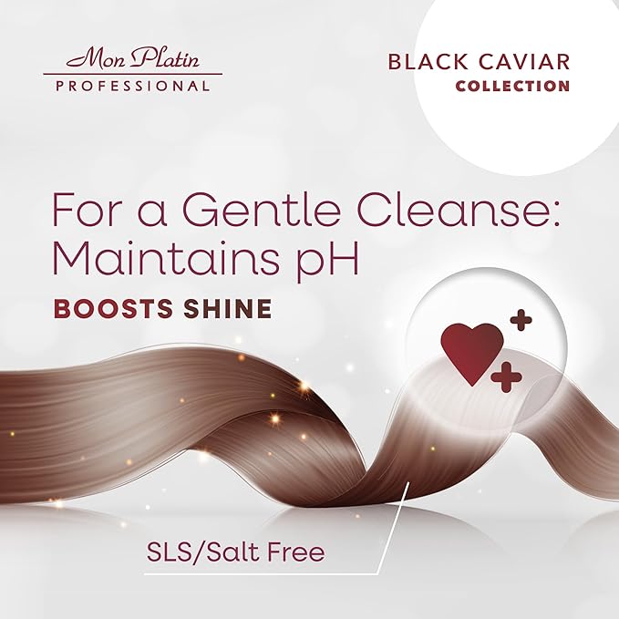 Mon Platin Natural Silk Therapy Salt-Free Shampoo for Straightened Hair - Protects Keratin & Brazilian Treatments, Sulphate-Free Formula, Keeps Hair Vibrant, 400ml-Velvo Beauty