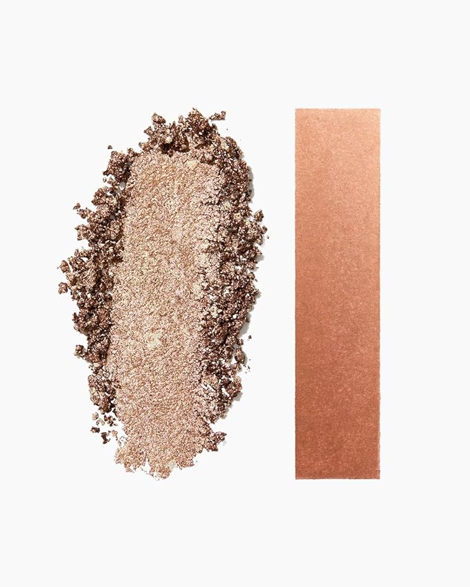 MAKE Beauty Multi-Chromatic Eye Shadow. Metal Reflecting Luminous Foil Finish Creamy, Buildable, Dimensional Long-wear, Crease-proof Powder Eyeshadow, Multichrome Shade - Dream Dust, Gold-Velvo Beauty