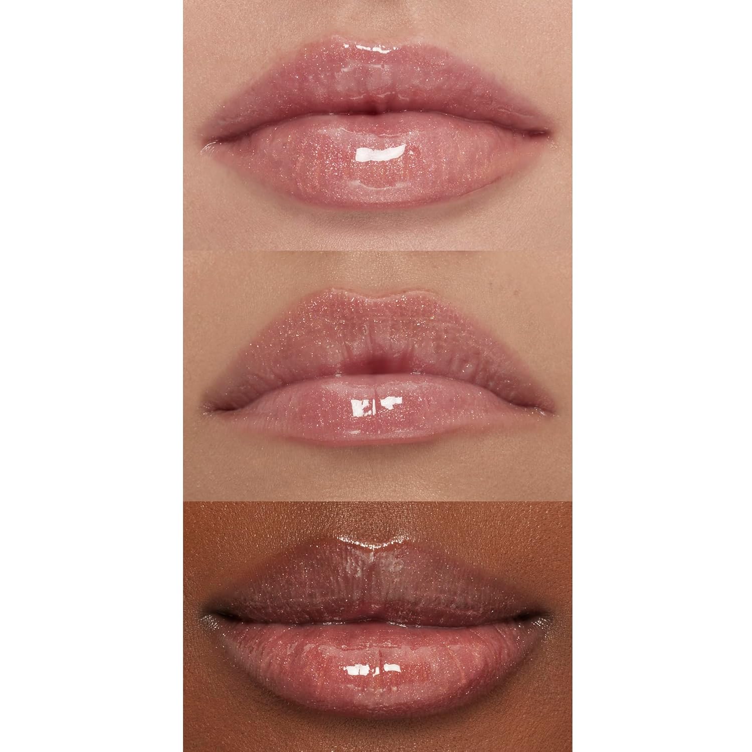 e.l.f. Lip Plumping Gloss, Hydrating, Nourishing, Invigorating, High-Shine, Plumps, Volumizes, Cools, Soothes, Champagne Glam, Shimmer, 0.1 Oz-Velvo Beauty
