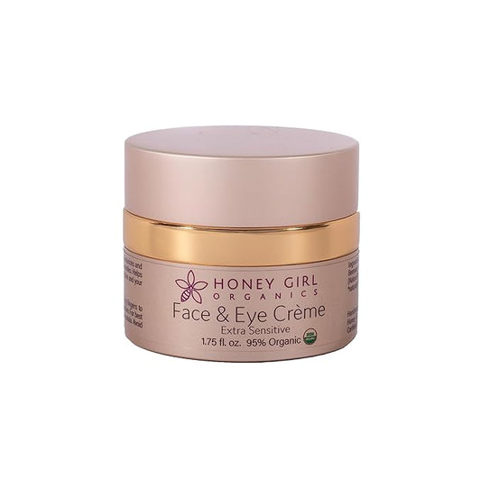 Honey Girl Organics Extra Sensitive Face and Eye Creme, 1.75 Fluid Ounce-Velvo Beauty